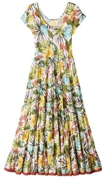 Soft Surroundings Maxi Dress Crystal Teal Tiered Button Front Flutter Petite 1X